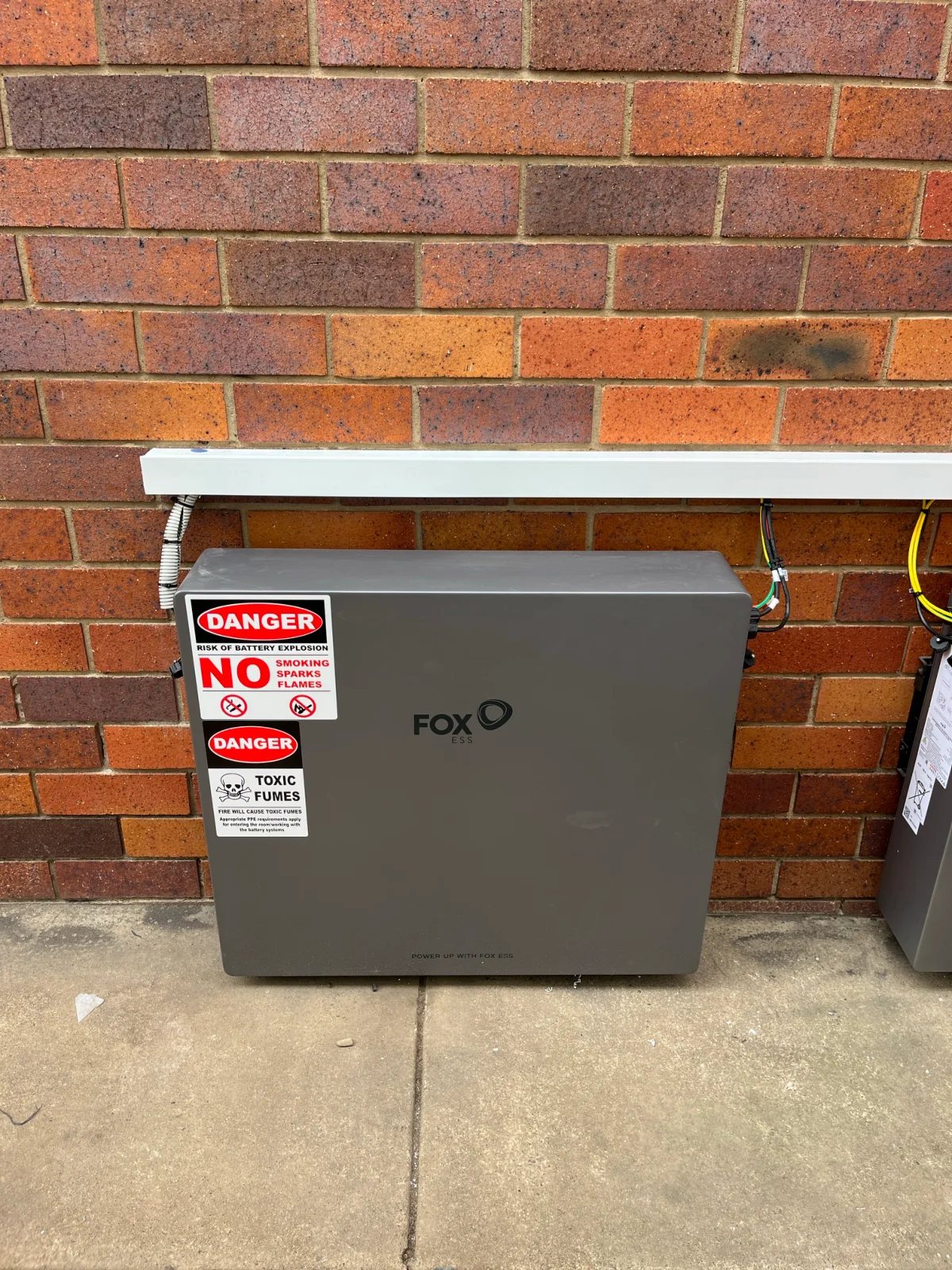 Completed battery installation · Tarragindi.